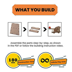 DIY Catapult | Trebuchet | STEM Educational Construction Activity Kit for Kids | Learning Science Toy | Best Gifting Option