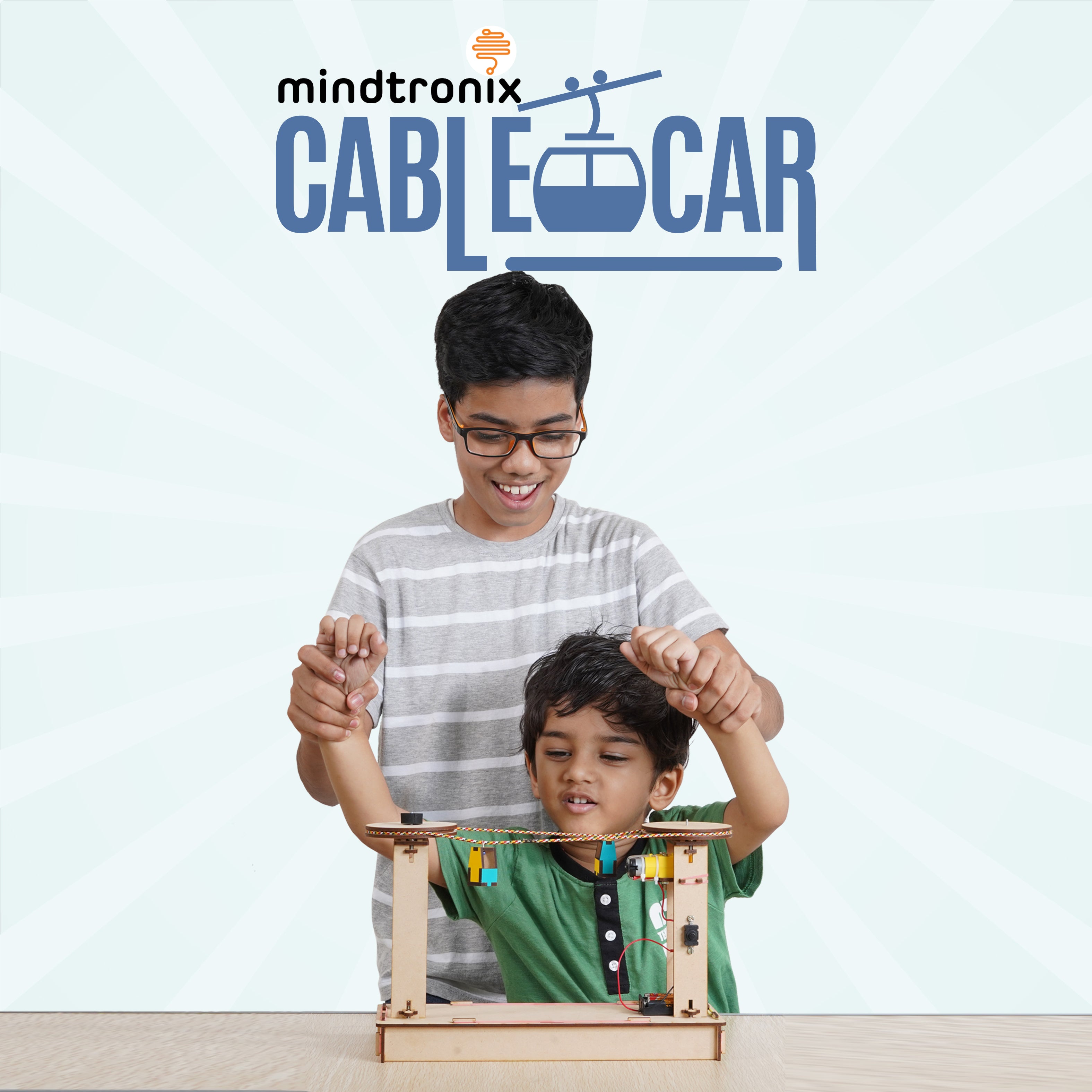 DIY Cable Car | Ropeway | Gandola | STEM Educational Construction Activity Kit for Kids | Learning Science Toy | Best Gifting Option