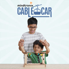 DIY Cable Car | Ropeway | Gandola | STEM Educational Construction Activity Kit for Kids | Learning Science Toy | Best Gifting Option