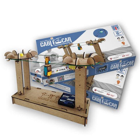 DIY Cable Car | Ropeway | Gandola | STEM Educational Construction Activity Kit for Kids | Learning Science Toy | Best Gifting Option