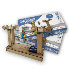 DIY Cable Car | Ropeway | Gandola | STEM Educational Construction Activity Kit for Kids | Learning Science Toy | Best Gifting Option